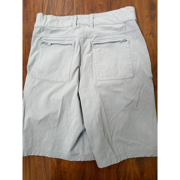 Huk Men's Next Level Shorts Light Grey Performance Fishing Zip Pockets Size M - Picture 6 of 6